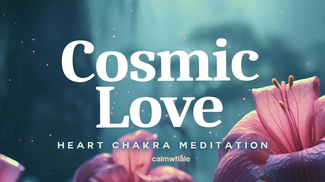 BLOOM with Cosmic Love Frequency🌸Koshi Bells 432hz & Rainstick Heart Chakra 639Hz Meditation