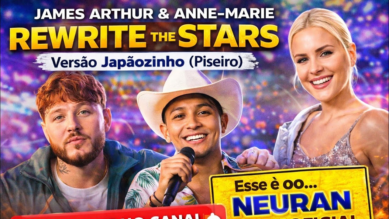 JAMES ARTHUR & ANNE-MARIE – REWRITE THE STARS 💥 VERSÃO JAPÃOZINHO (PISEIRO) | NEURAN REMIX OFICIAL 🔥