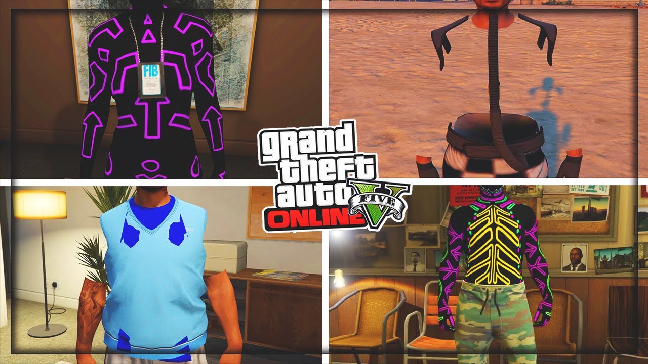 TOP 4 GLITCH DE TENUE SUR GTA 5 ONLINE 1.50 !