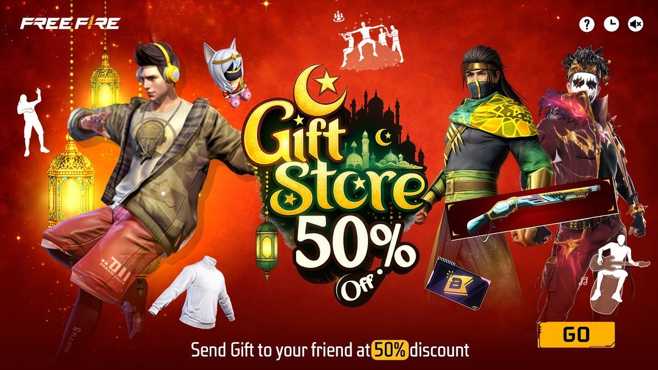 Gift Store 50% Discount Event ফাইনালি আসছে💥🤯| New Event Free Fire Bangladesh server | FF New Event