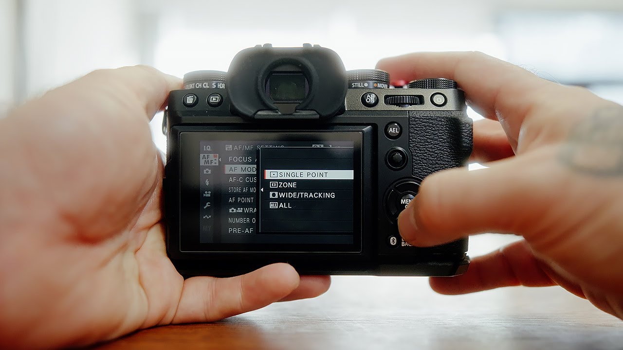 Fuji X-T5 and X-H2 Focus Settings