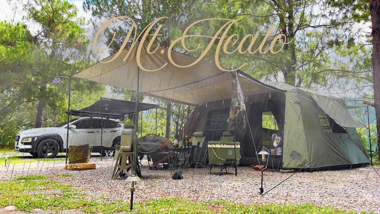 MT.ACATO | Montana Villa 13.0 | Rainy Thunderstorm | Camping | Tublay | Benguet