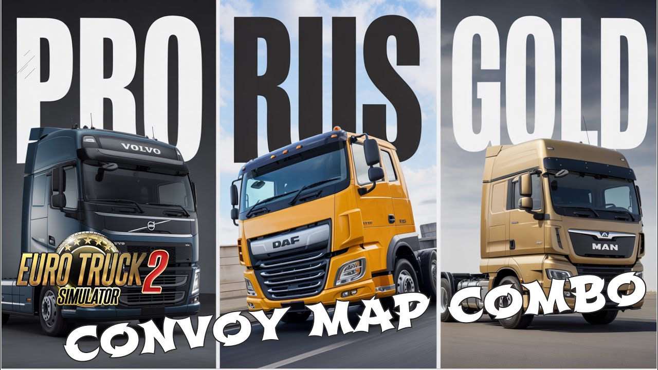 ETS2 1.55 | Сборки для конвоя 🚛 Convoy Pro, Convoy Russia и Золотая сборка