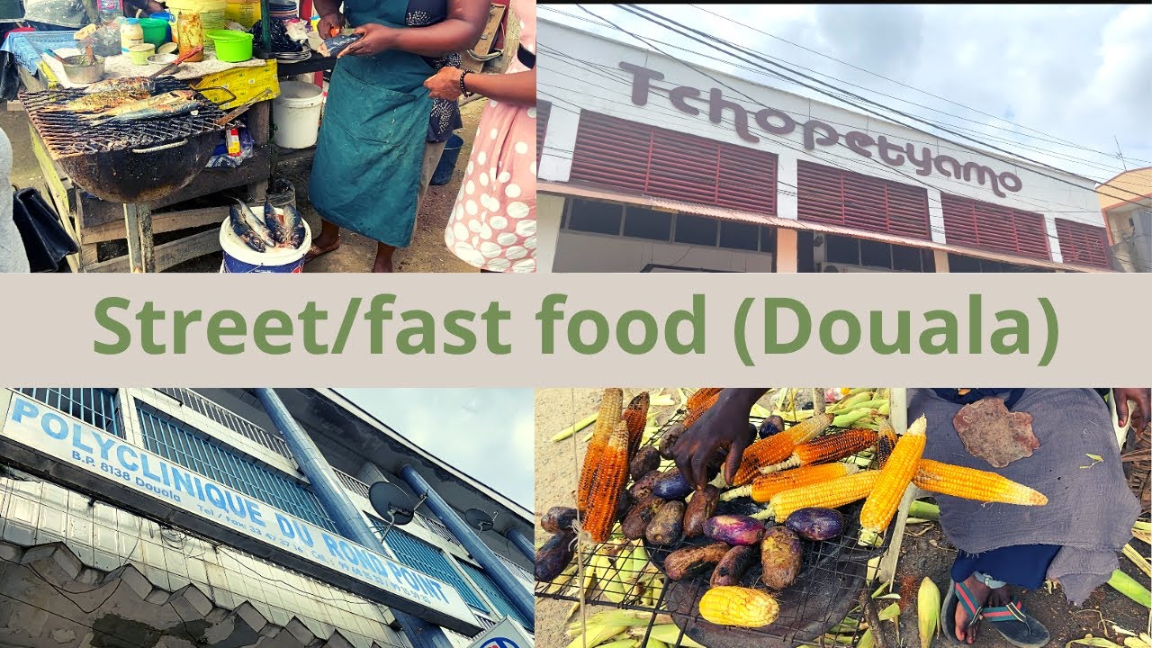 Balade dans DOUALA Bonamoussadi (fast food, street food, clinique pédiatrie) #11.07.2023