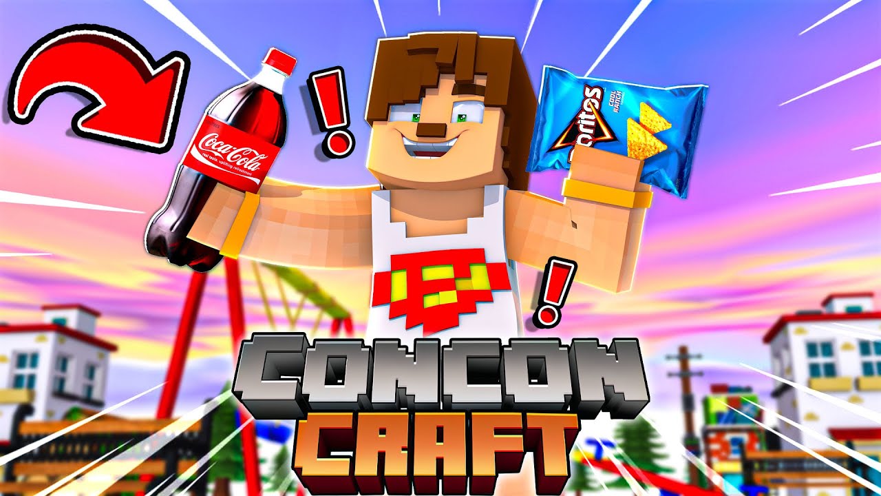 CONCONCRAFT'TA BEDAVA CİPS VE COLA - Minecraft