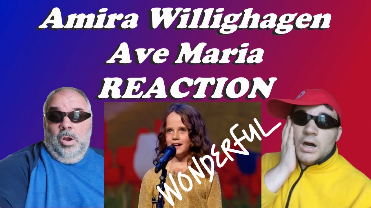 STUNNING!  Amira Willighagen  Ave Maria REACTION FIRST TIME HEARING