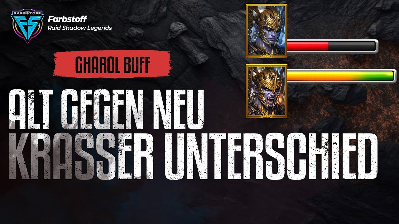 Gharol Buff: Alt vs Neu – der Unterschied ist enorm | Raid: Shadow Legends [TestServer]