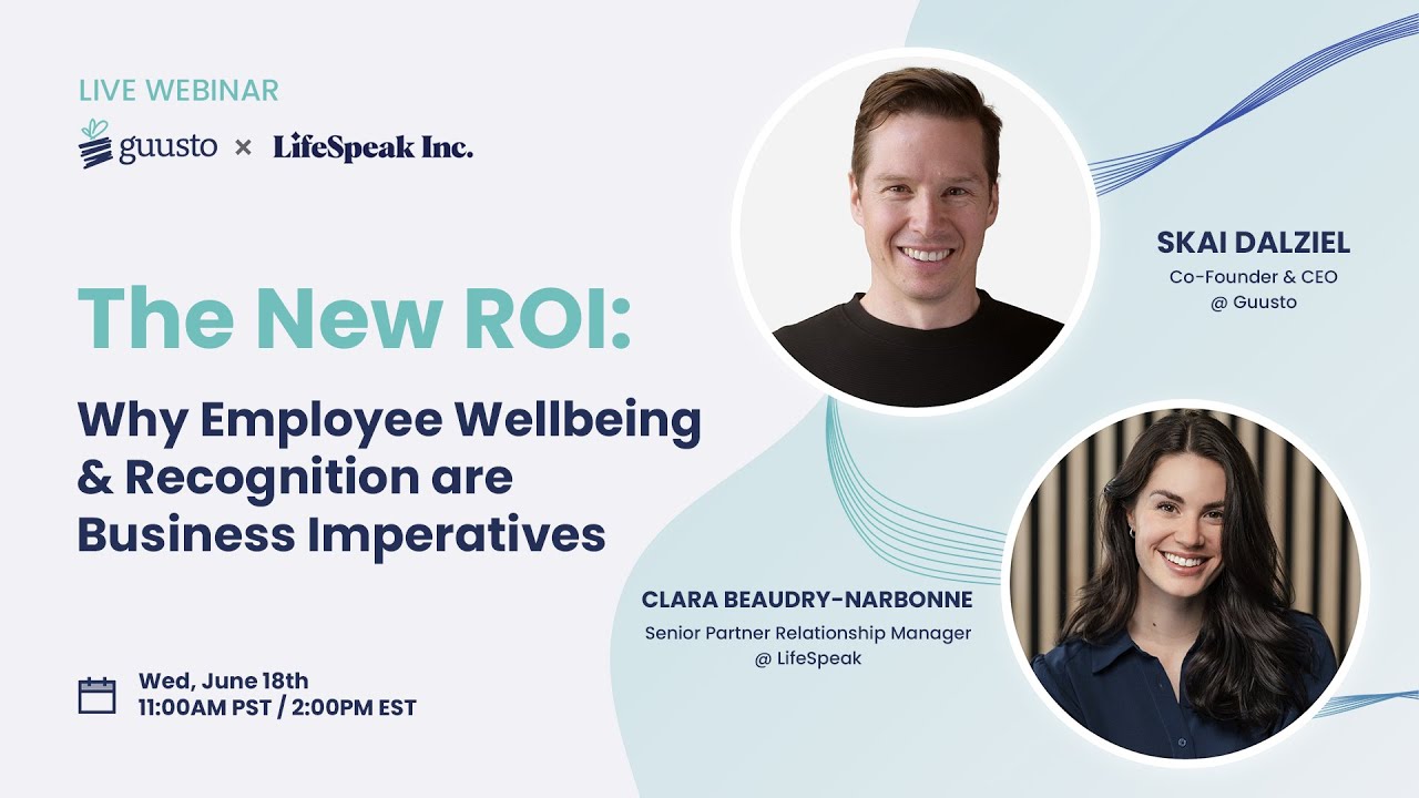 The New ROI: Why Employee Wellbeing & Recognition are Business Imperatives