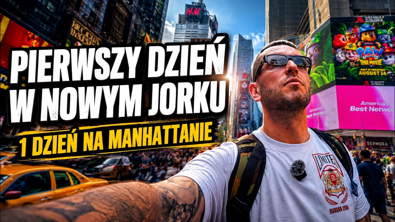 PIERWSZY RAZ W NYC!🗽 😱 | Czy da się zwiedzić Manhattan w jeden dzień?