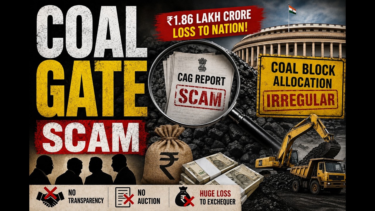 Massive loss of ₹1.86 lakh crore to the national exchequer - Coalgate