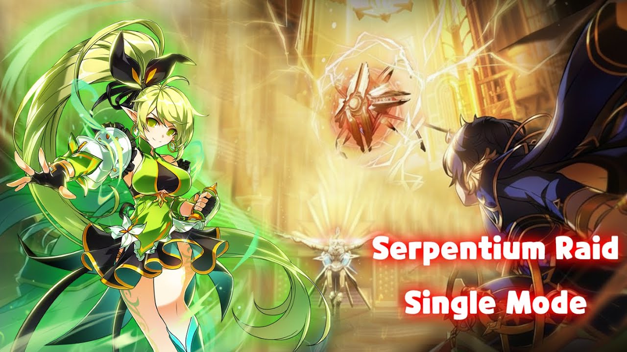 [엘소드/Elsword KR] 저스펙 아네모스 - 서펜티움 레이드 싱글모드 / 
