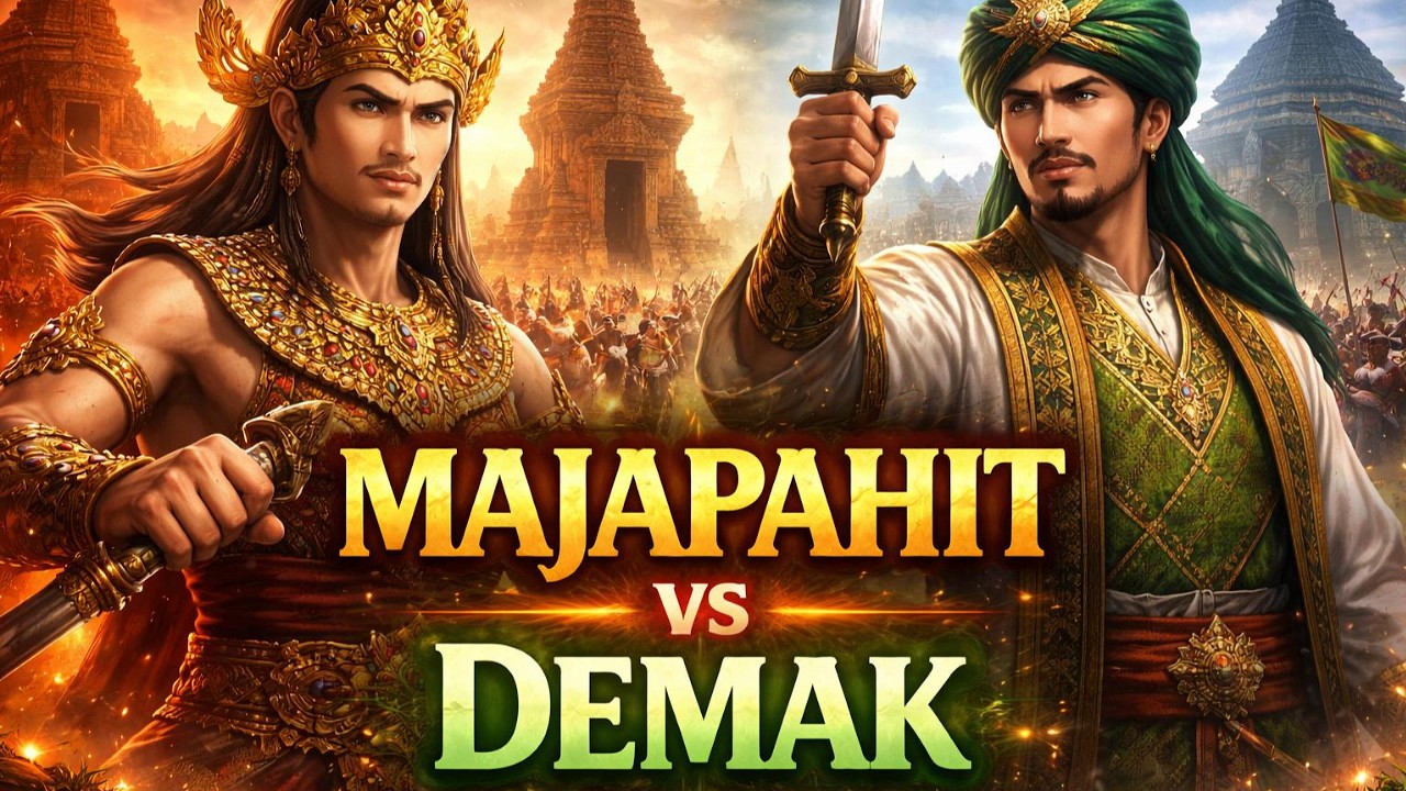 PERTEMPURAN SENGIT 2 KERAJAAN BESAR DI NUSANTARA #sejarahdunia #history