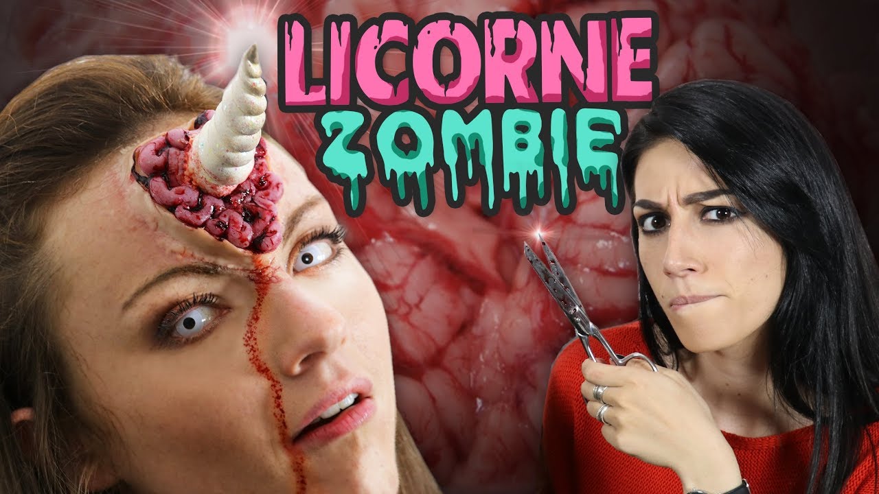MAKE-UP ZOMBIE LICORNE POUR HALLOWEEN ! avec Ana&iuml;s Marion et Sophie Riche