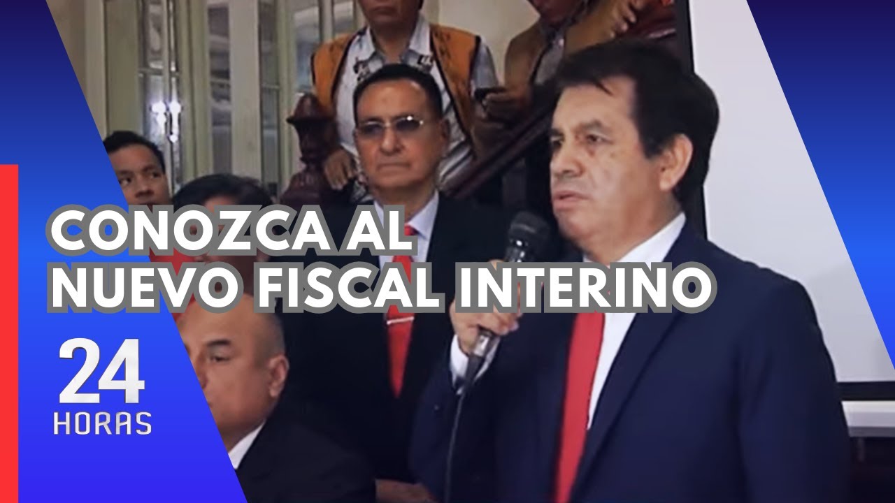 Tomás Gálvez es nombrado fiscal de la Nación interino tras suspensión de Delia Espinoza