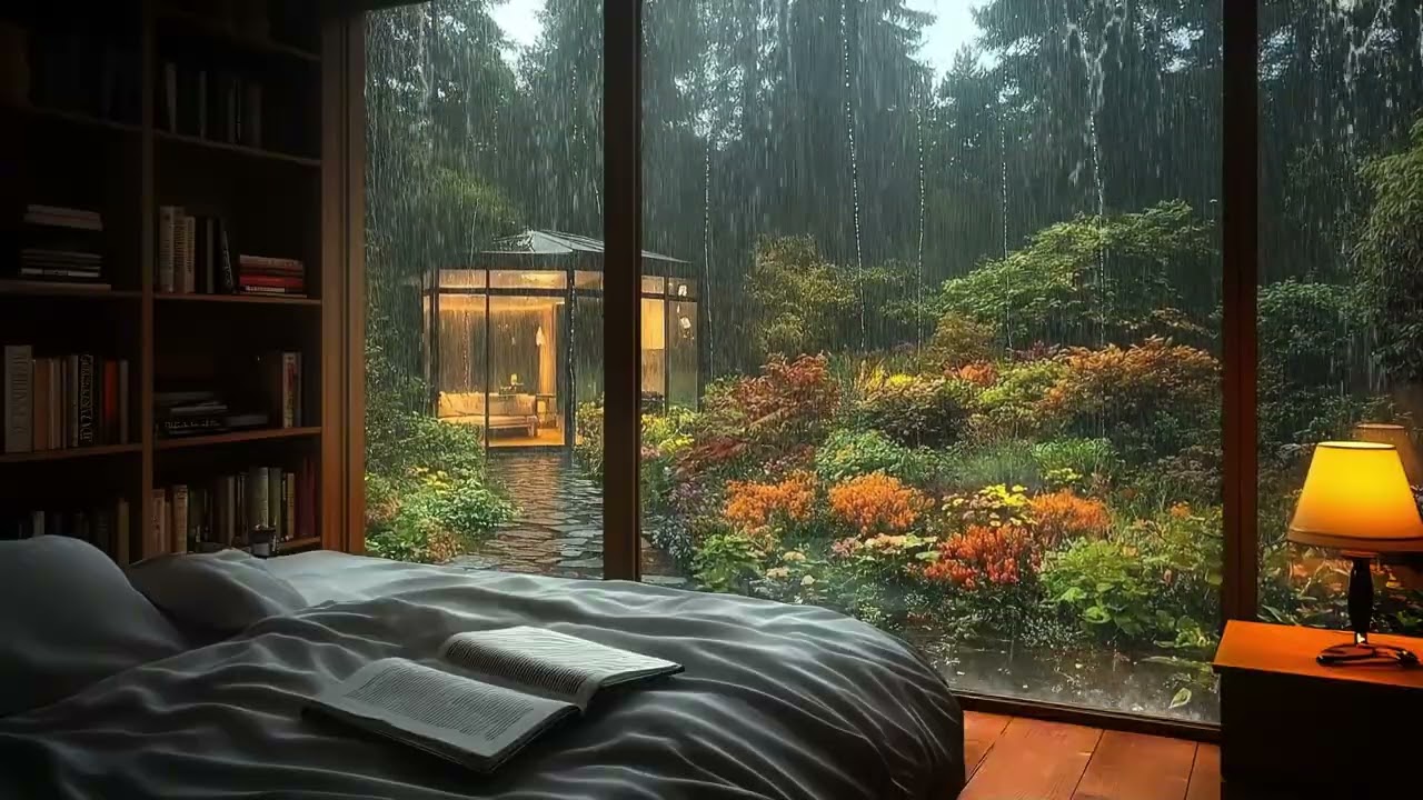 Don’t Close the Window, Lie in a Warm Bed, and Let the Rain and Piano Play 😌