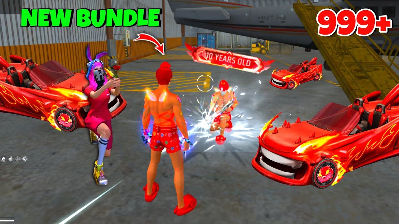 Free Fire New HRK Bundle 👿🔥