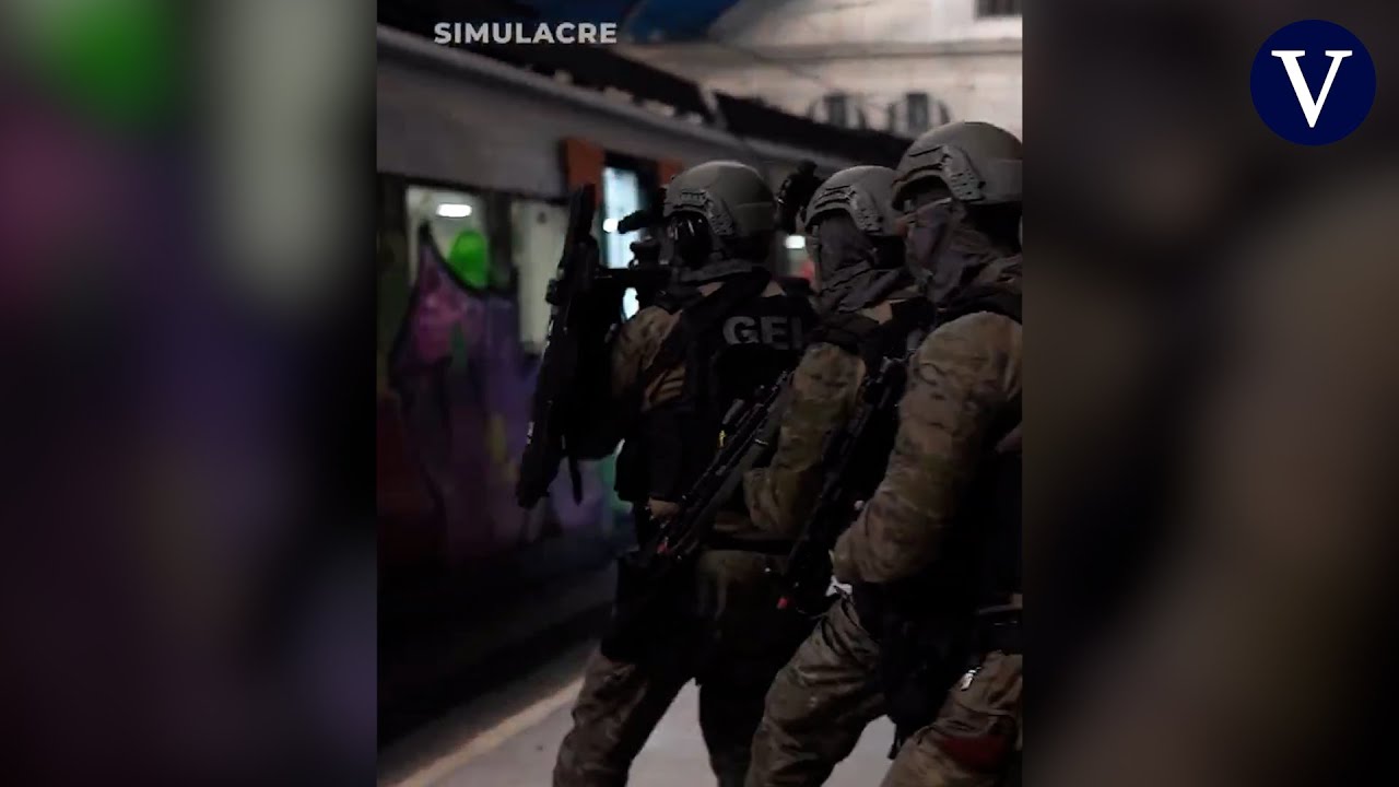 Los Mossos d'Esquadra realizan un simulacro de secuestro en la estación de França