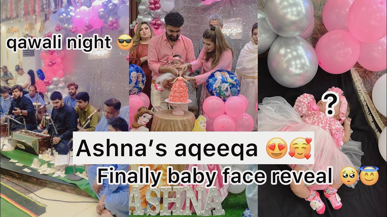 ASHNA’S AQEEQA 😍 Baby face reveal finally , Qawali night 🥺🥳