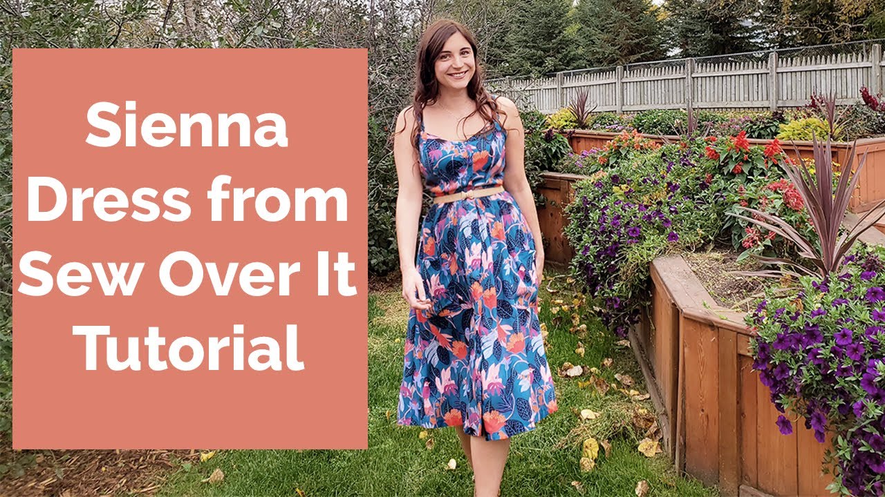 Sewing Review and Sew Along of The Sienna Dress by Sew Over It #SiennaDress