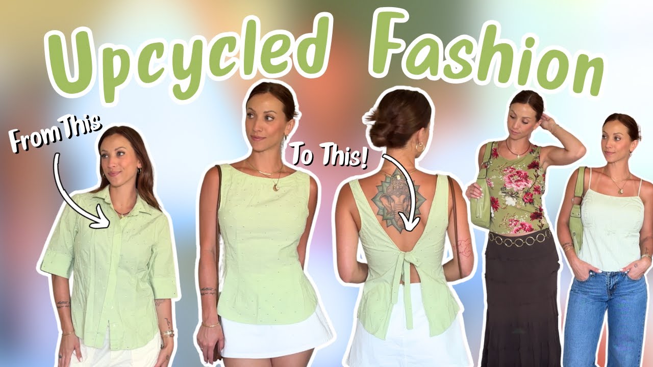 UPCYCLING my Summer Wardrobe on a BUDGET (Easy Thrift Flips)