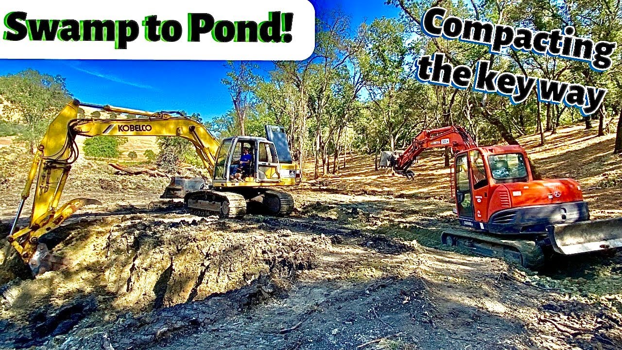 Turning a swamp into a pond  part 1 installing the key way