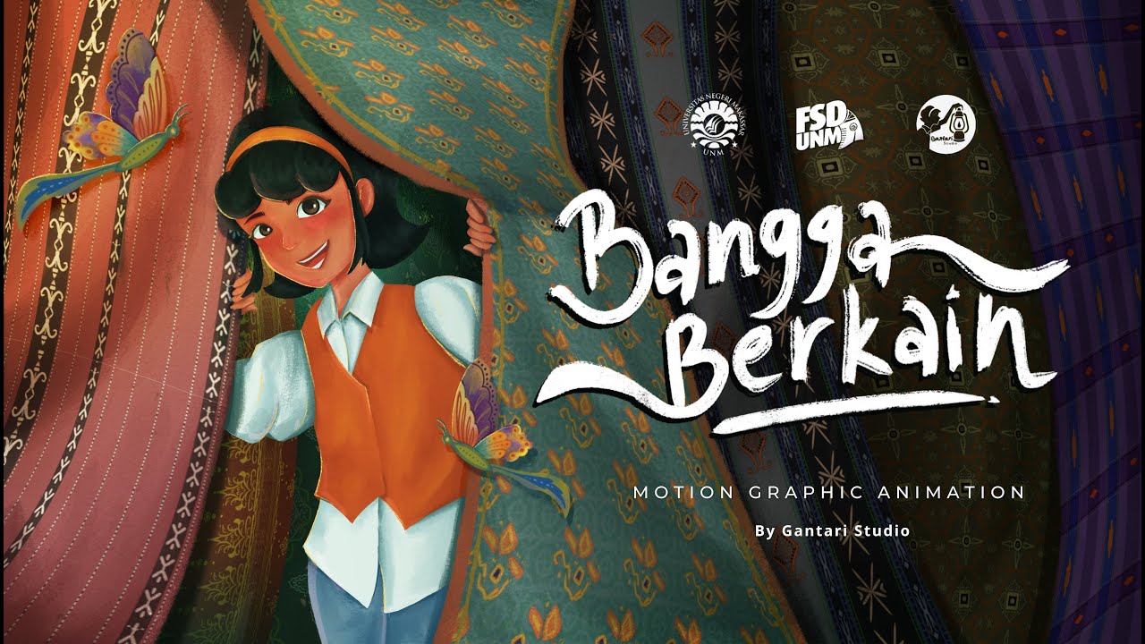 Bangga Berkain | Motion Graphic Animation