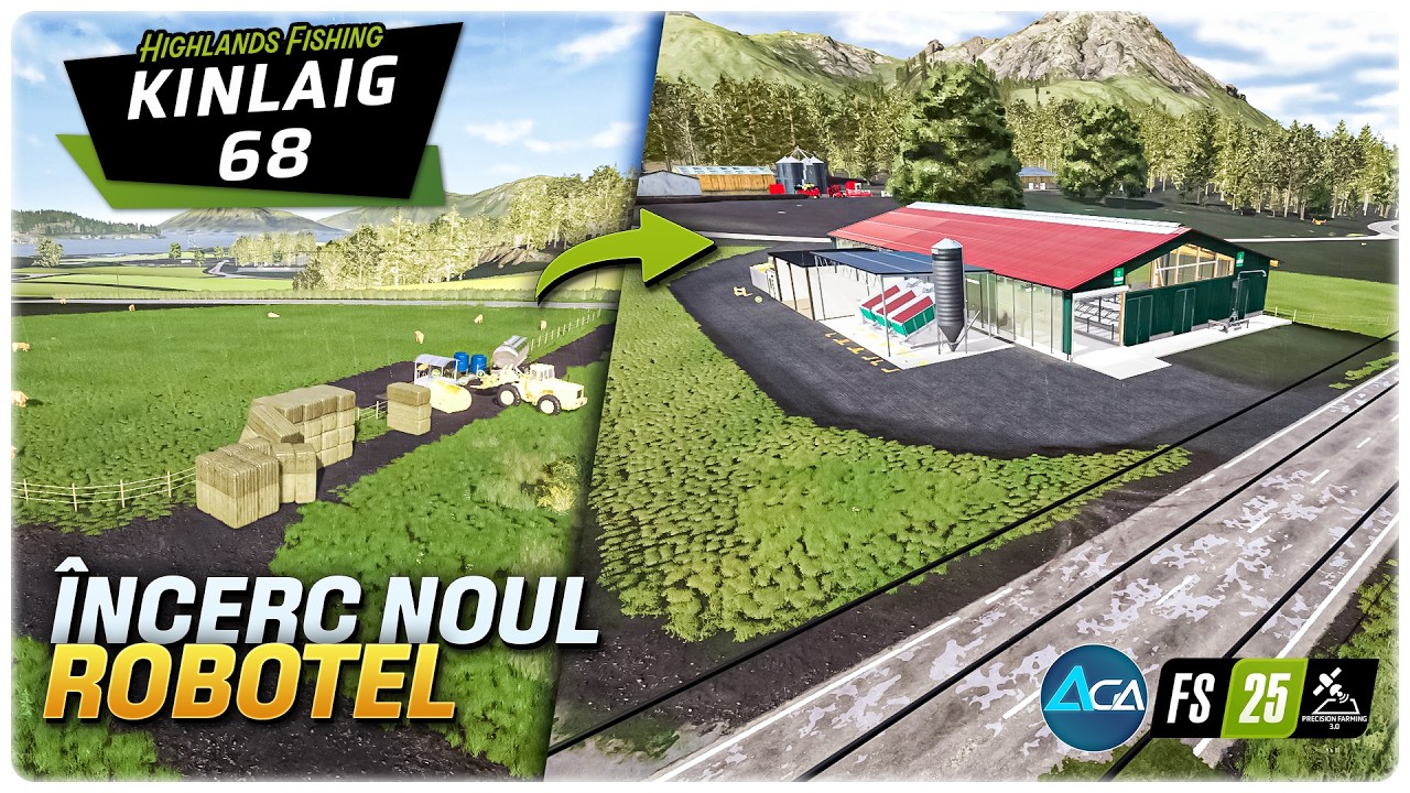Reamenajăm ferma, începem cu adăposturile de animale - Gameplay Română FS25 Kinlaig 68