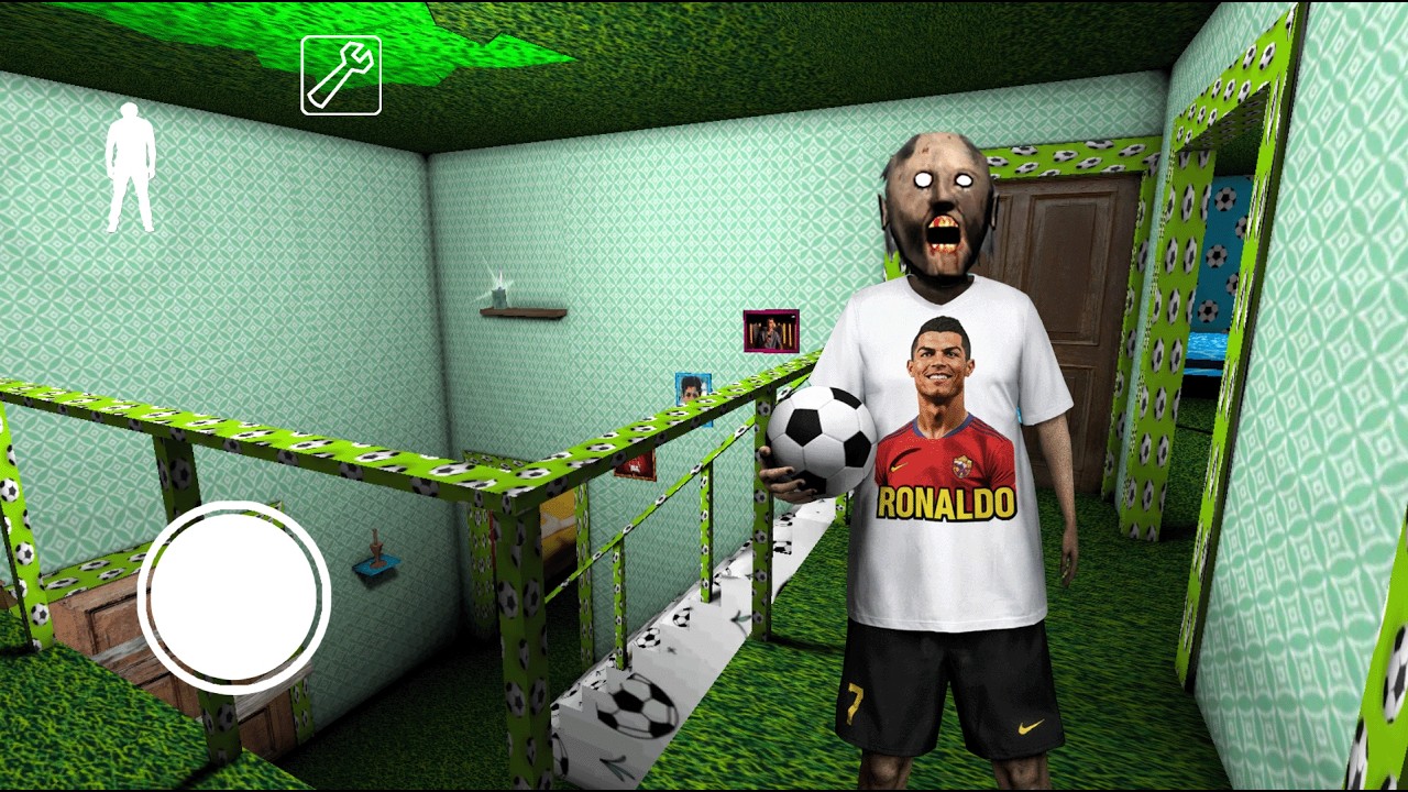 Granny Game Horror Escape Gameplay | Granny Cristiano Ronaldo CR7 Ep01
