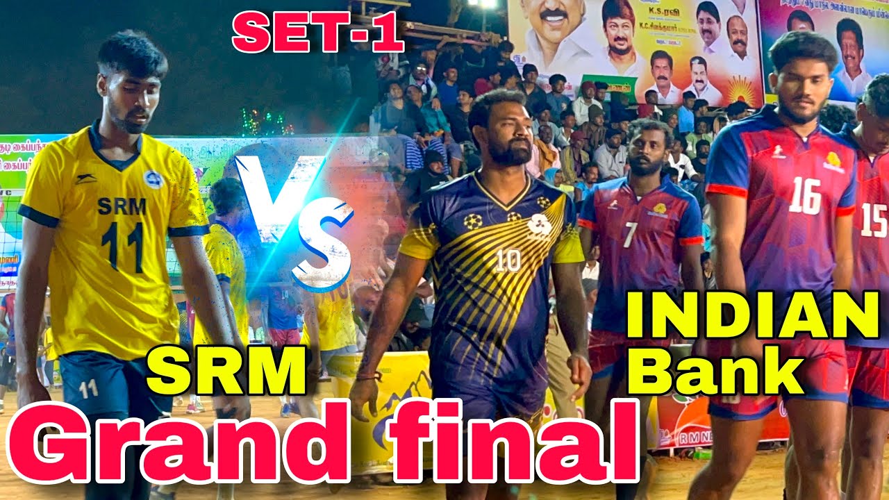 SET-1 ||. SRM VS INDIAN BANK || STATE LEVEL Match | Mr Love Volleyball
