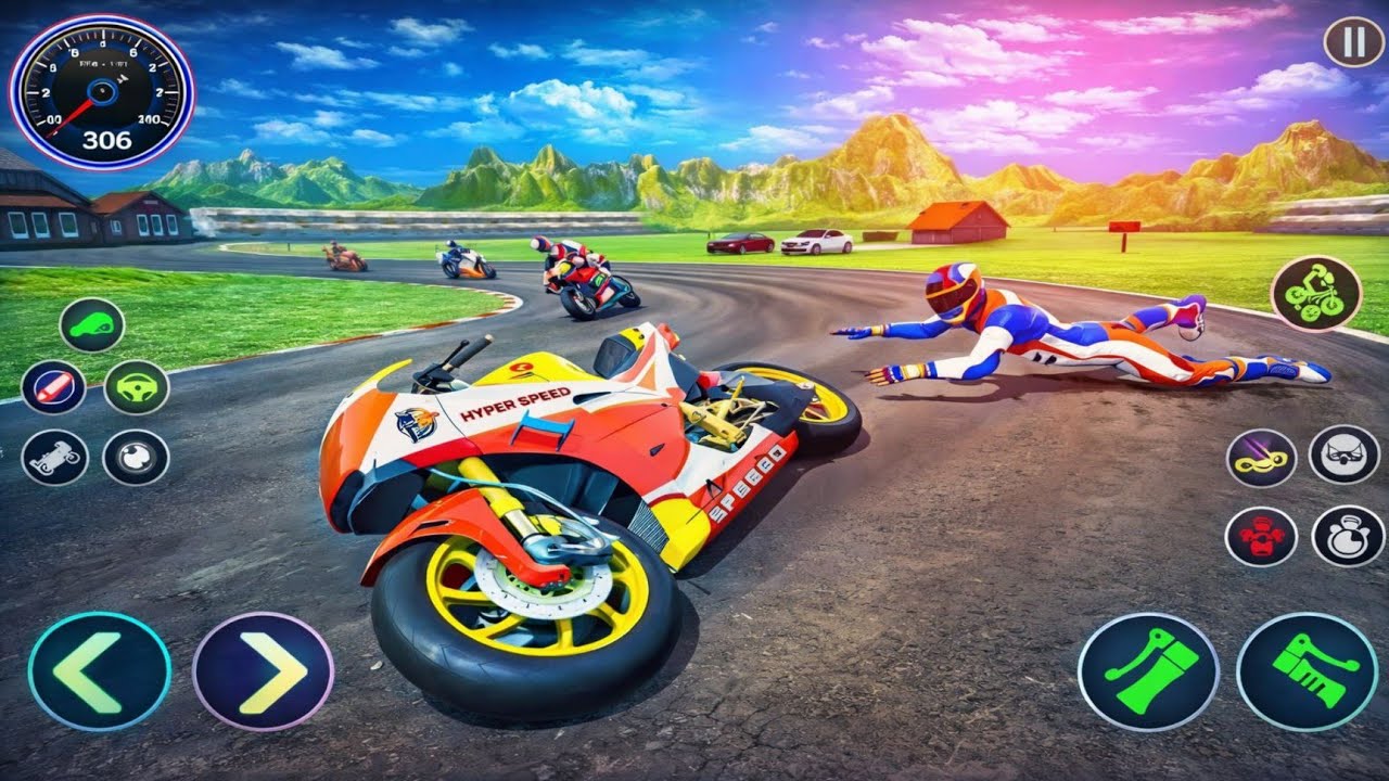 Insane Bike Racing Gameplay | Dangerous Tracks & High Speed Action--- #bikerace​ 