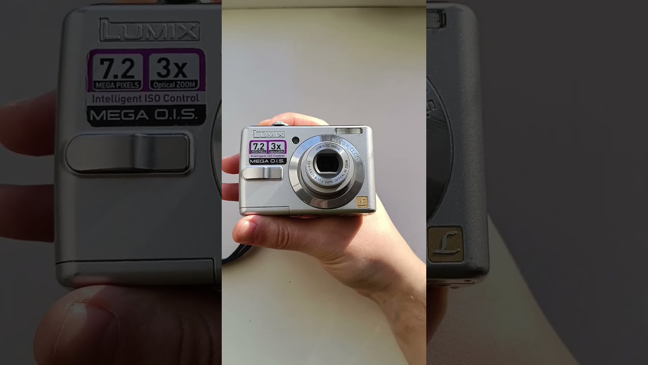 📼Silver CCD vibe - Panasonic Lumix LS70 compact digital camera 
