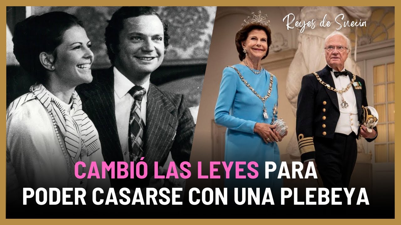 Una historia de amor no tan perfecta de los reyes de Suecia /Silvia y Carlos XVI Gustavo de Suecia
