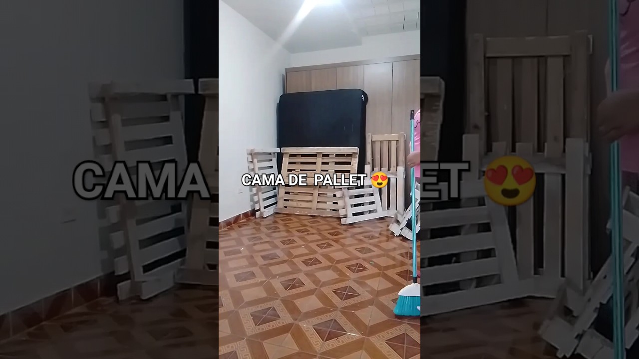 CAMA DE PALLETS #camadepallets #camaposta #facavcmsm  #shorts  #shortsfeed #short #viral #asmr