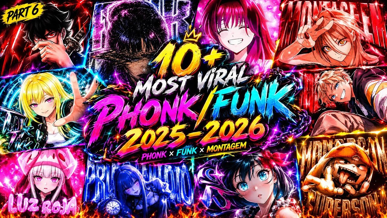 🔥10+ MOST VIRAL PHONK/FUNK 2025&ndash;2026 🥶 | PART 6 | Viral Phonk & Brazilian Funk | Best Phonk Playlist
