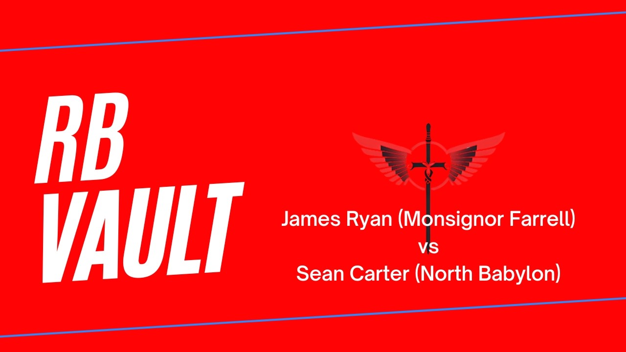 RB Vault James Ryan (Monsignor Farrell) vs Sean Carter (North Babylon) 2019 New York State Finals