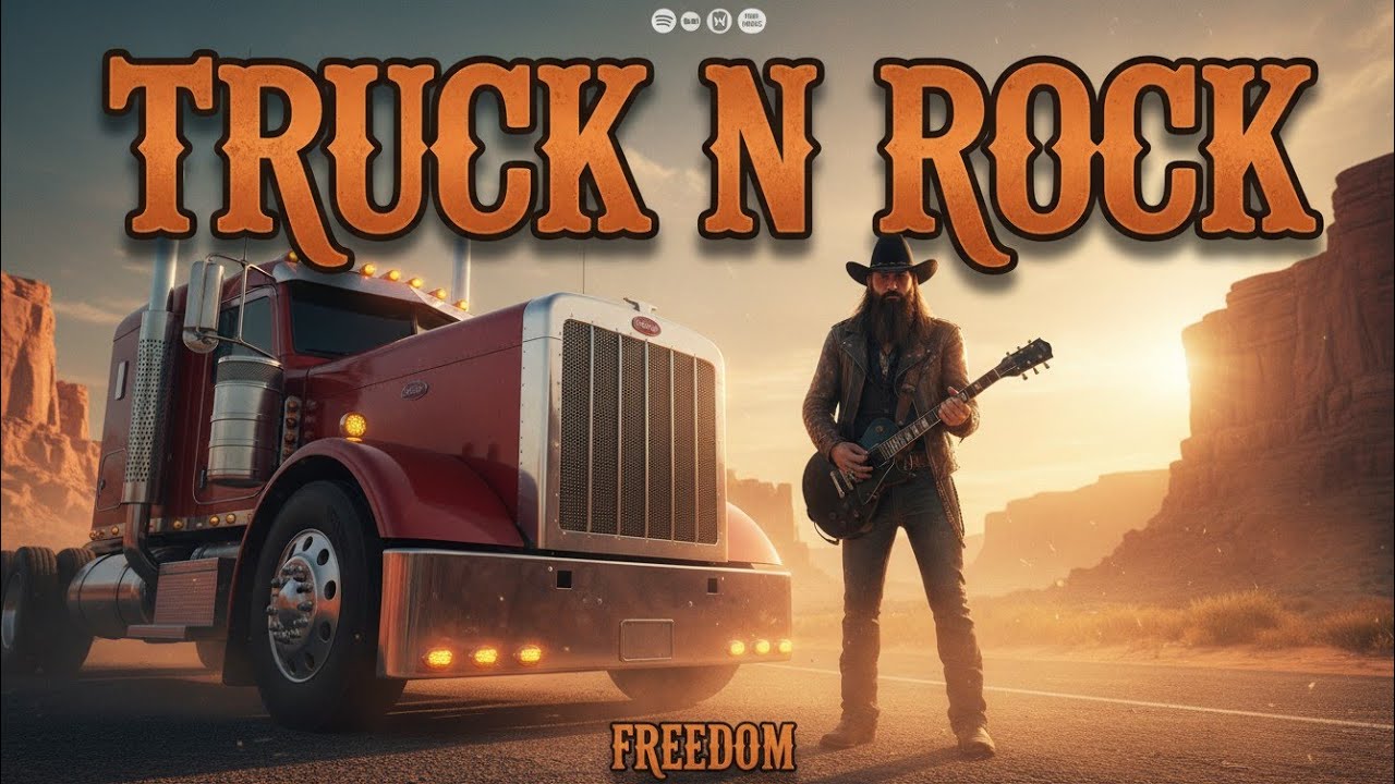 Truck N Rock Highway Soundtrack: Relentless Rock Country for Long Miles – Rock Country #TruckNRoll