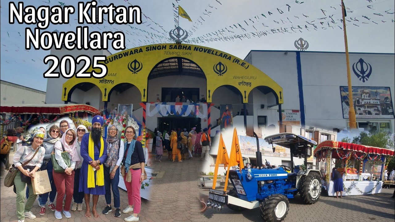 Nagarkirtan Novellara 2025 | gurdwara singh sabha | Novellara | Reggio Emilia | Davi Vlogs 5911