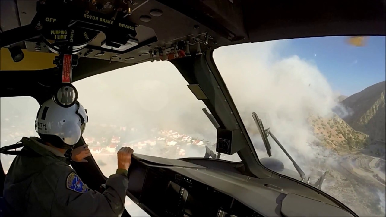 Creek Fire first day, December 5th, 2017 part 1