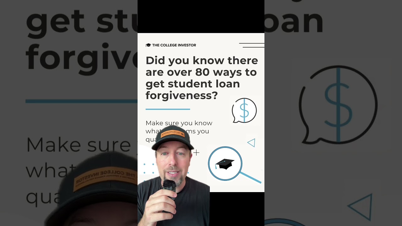 There are many ways to get student loan forgiveness!