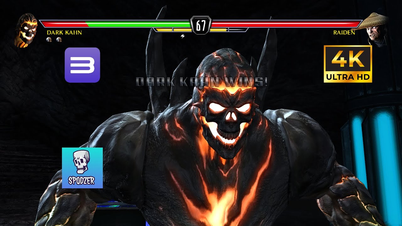 Mortal Kombat Vs. DC Universe PC 4K (RPCS3) Dark Kahn Arcade Ladder No Rounds Lost