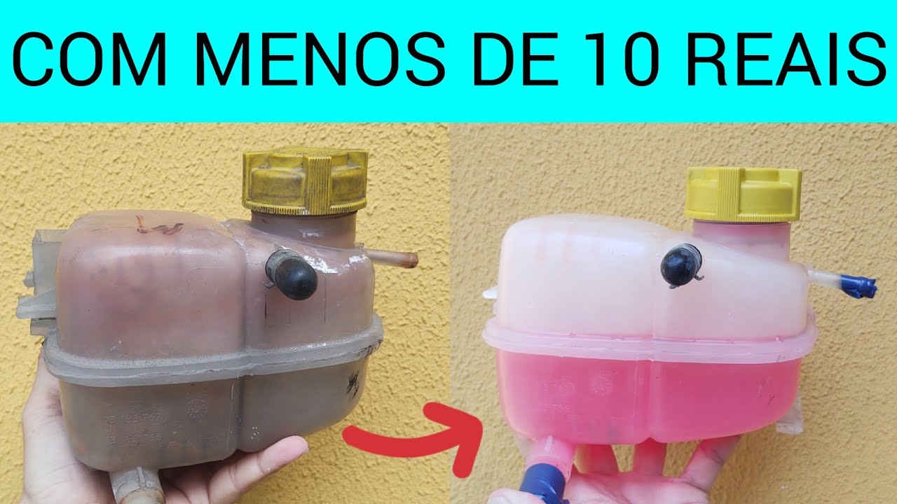 Como limpar o reservatório de água do carro