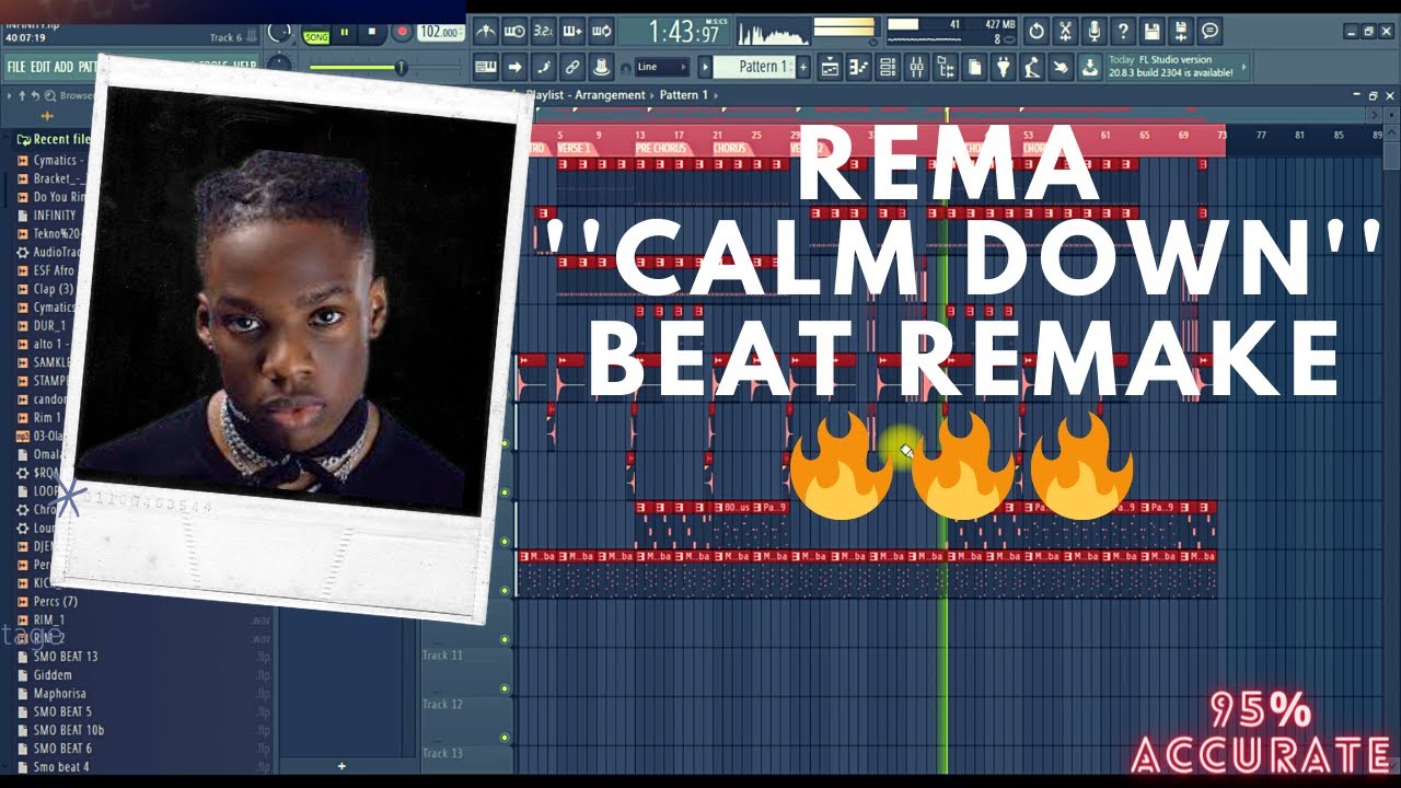 Rema ''Calm Down'' Beat Remake - 95% Accurate