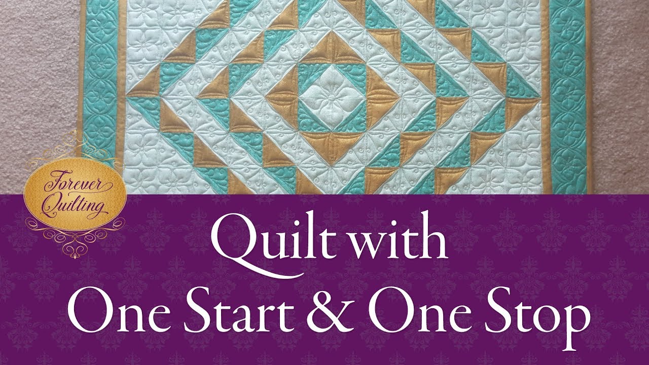 How to quilt Connecting Designs
