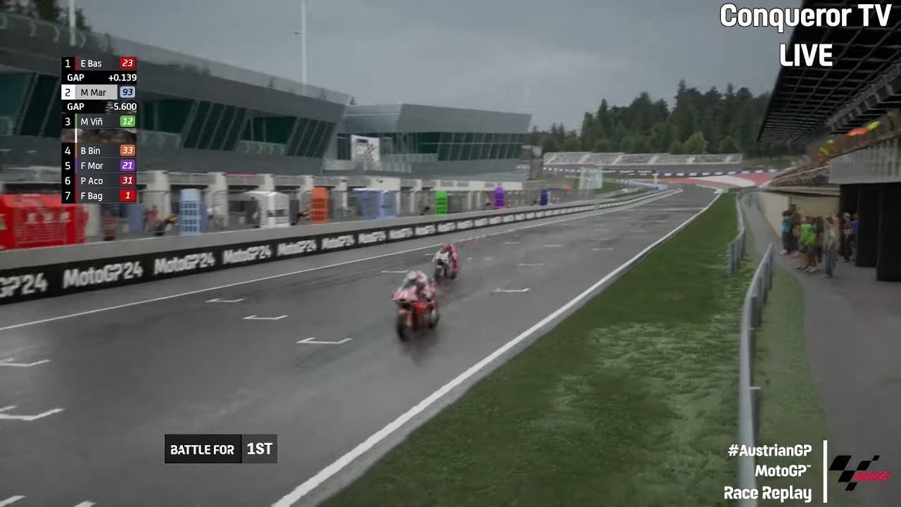 ❗Marc Marquez Vs Enea Bastianini❗Sprint Race MotoGP Red Bull Ring Austrian Grand Prix #AustrianGP