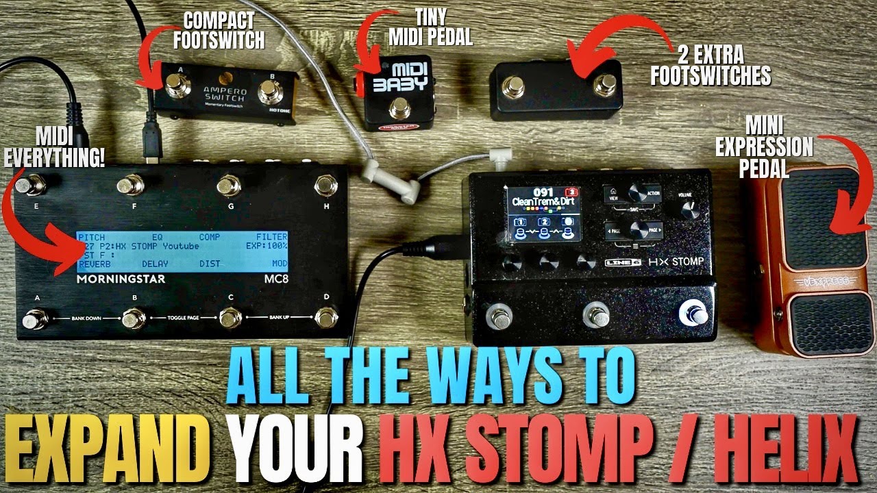 Как расширить возможности вашего HX STOMP за пределы всего лишь 3 педалей!