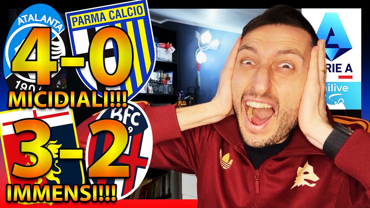 RIMONTA EPICAAA‼️ Genoa-Bologna 3-2 | Atalanta-Parma 4-0: FANNO PAURA‼️😱
