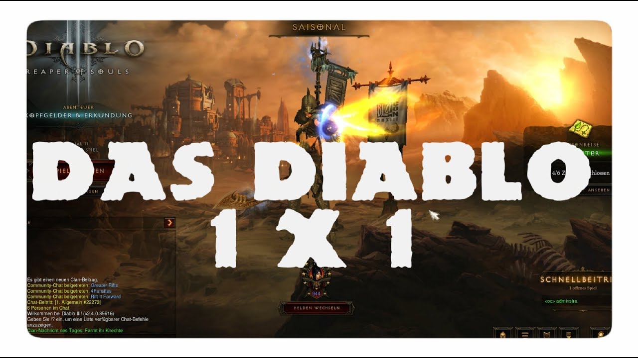 Das Diablo 1x1 - Basiswissen & Tricks