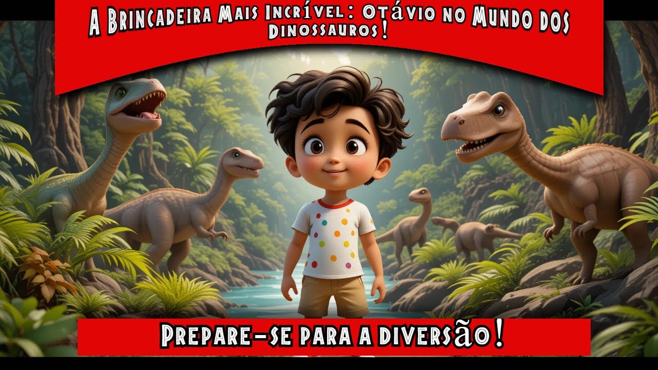 O Sonho Jurássico do Otávio: Brincando com Dinossauros!