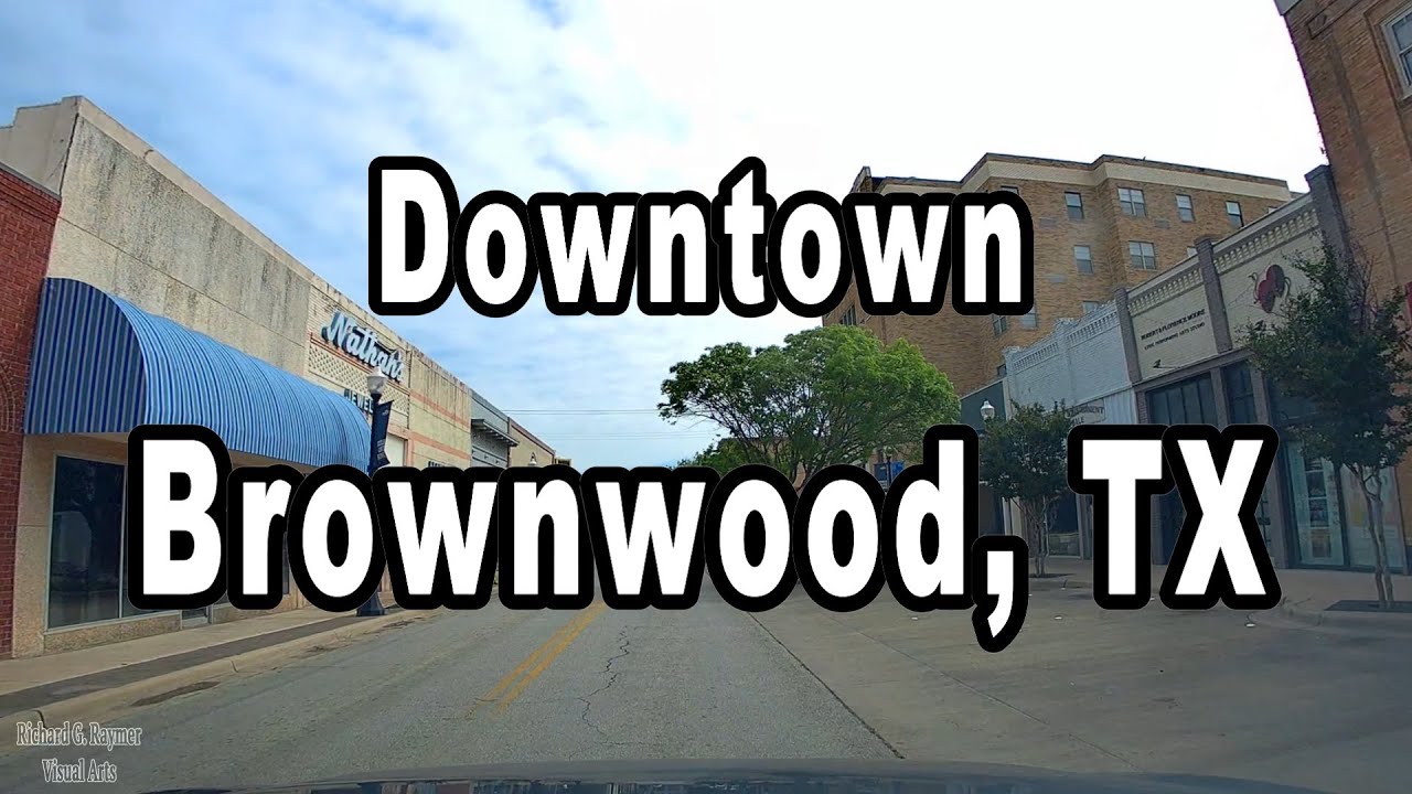 Driving Downtown Brownwood, TX (Dash Cam)