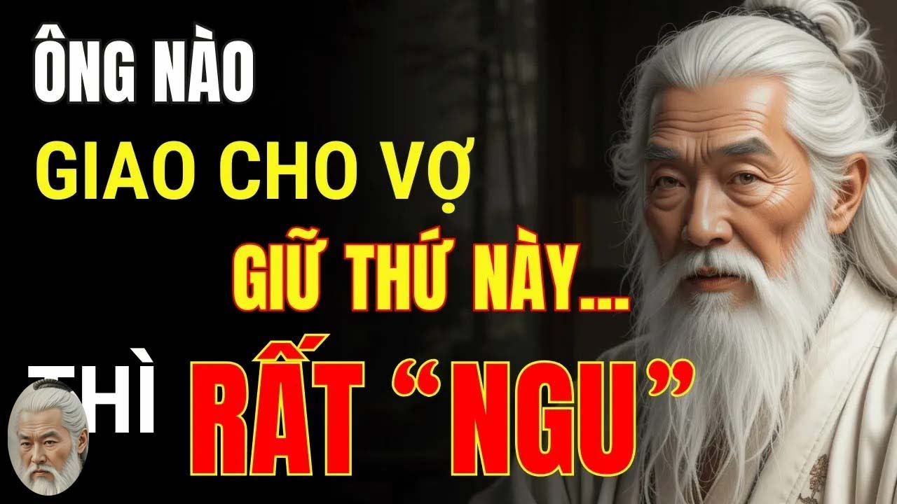 Cổ Nhân Dạy   Đàn Ông Ngu Mới Để Vợ Giữ Thứ Này   Triết Lý Cuộc Sống